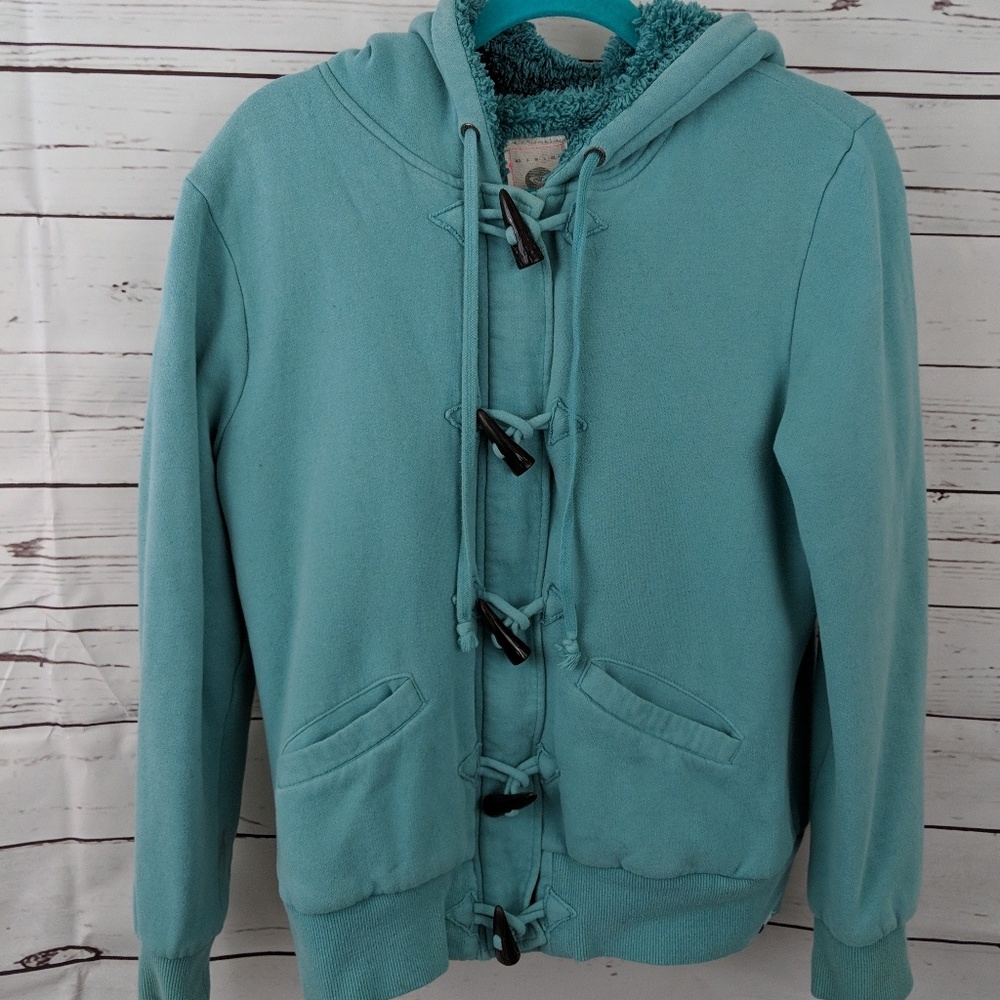 Roxy hooded sherpa sweatshirt